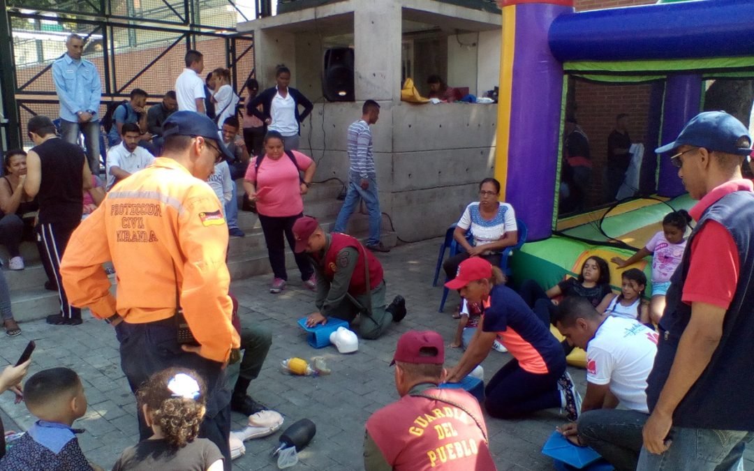 Niños de El Pajarito recibieron charlas de RCP Por parte de PC Miranda
