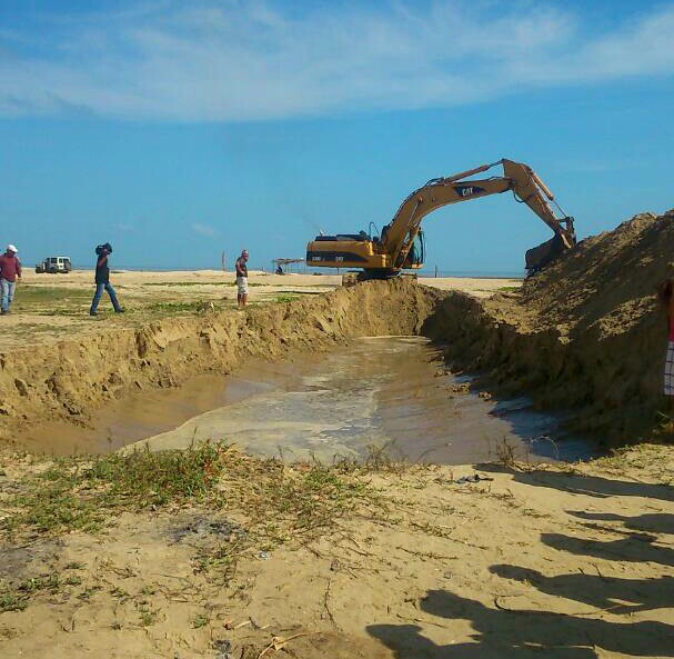 Iniciaron trabajos para subir nivel de agua en la Laguna de Tacarigua