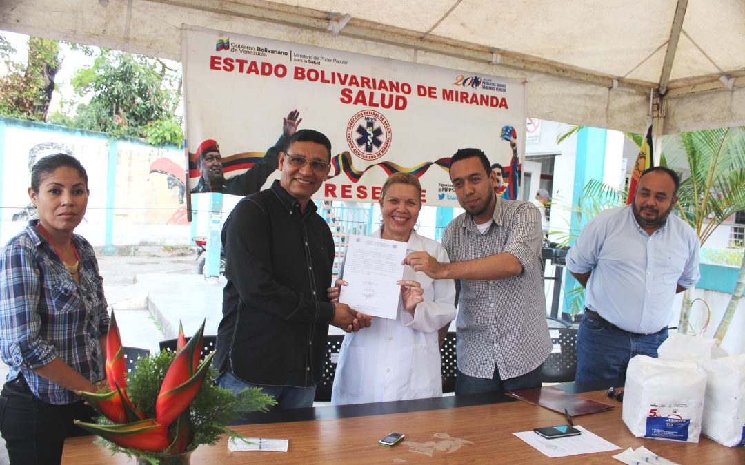 10 mil jeringas entregaron al sistema de salud en Miranda