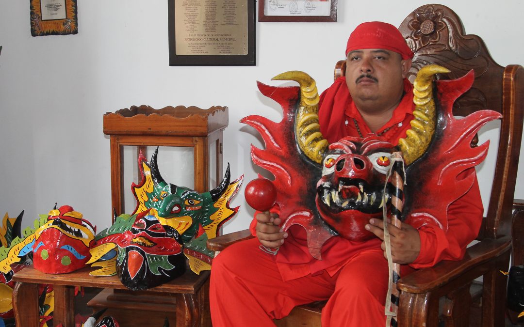 Diablos Danzantes de Yare listos para celebrar el Corpus Christi