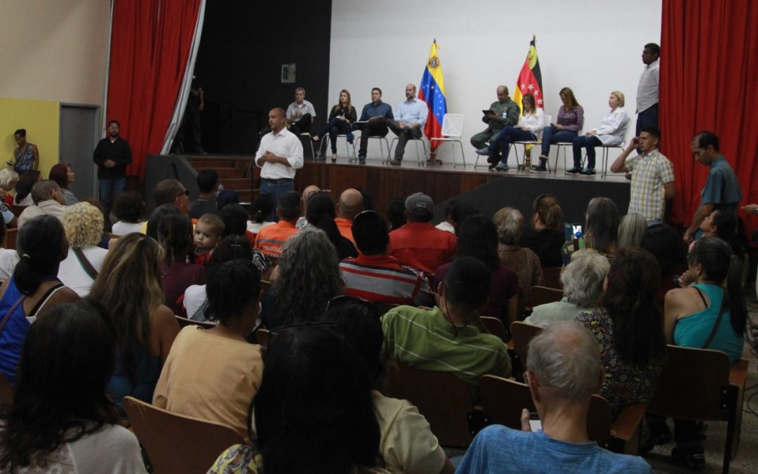 Llaman a detectar potencialidades en Chacao para solucionar problemáticas