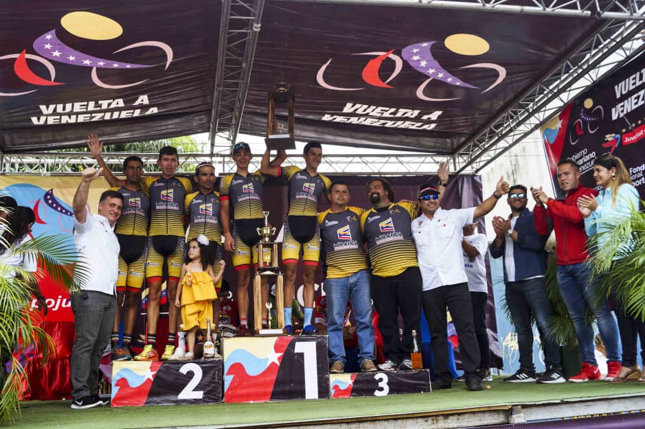 Equipo Gobernación de Miranda campeón en la Vuelta a Venezuela