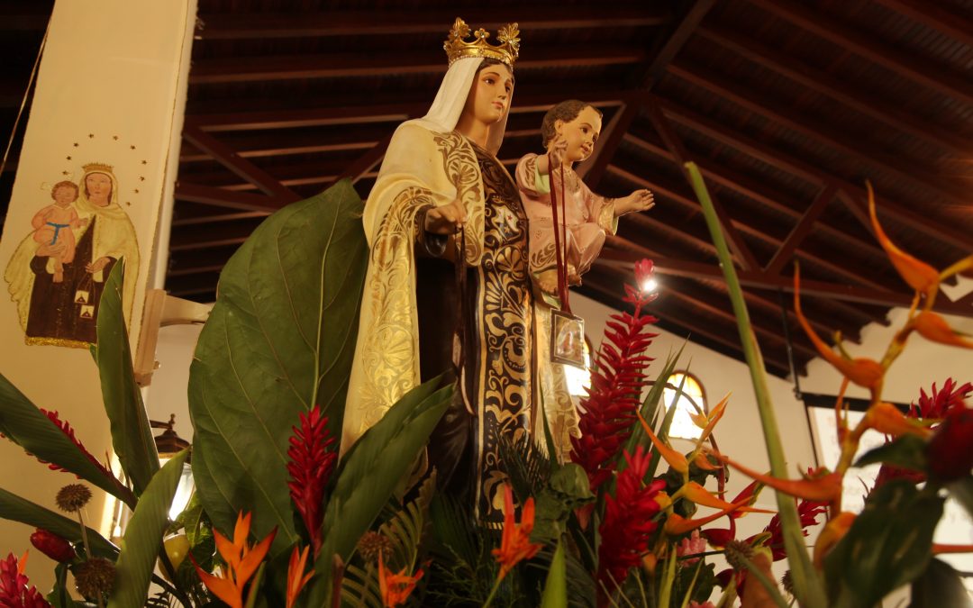 Pueblo de Araira rinde honores a la Virgen del Carmen