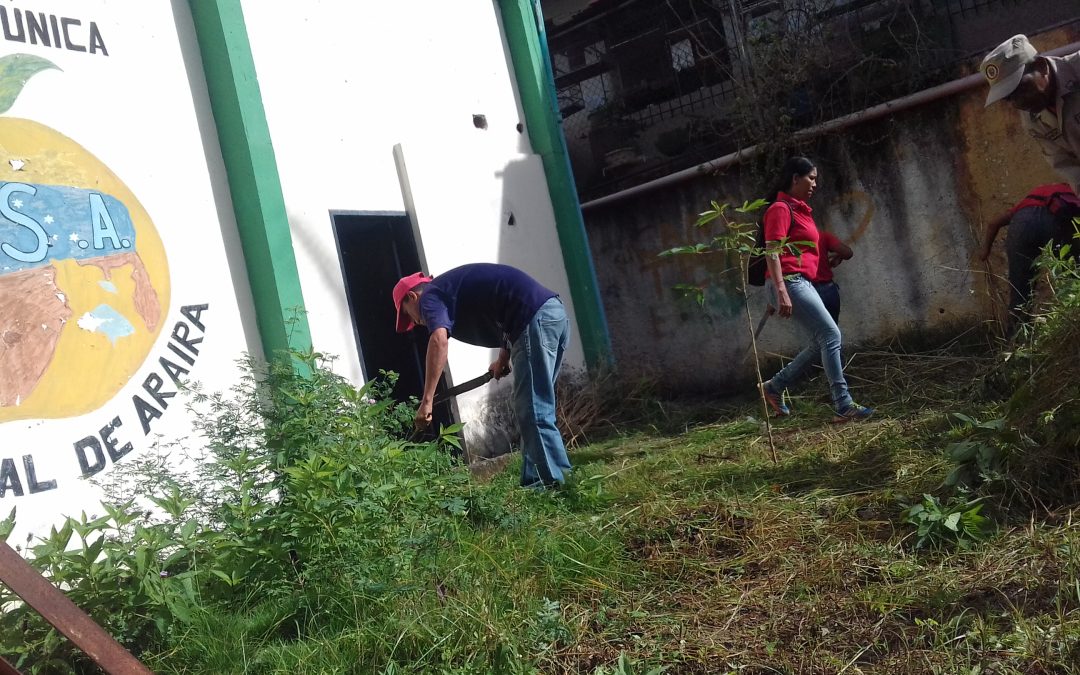 Realizaron jornada voluntaria en Casa de la Cultura de Araira