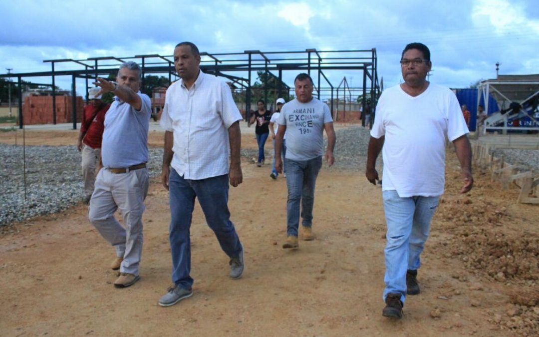 Construcción de escuela Manuel Yépez Parra presenta 47% de avance