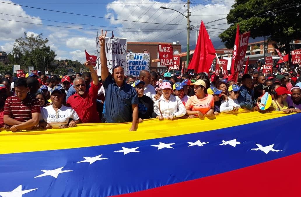 Héctor Rodríguez pidió al pueblo unidad y movilización para alcanzar la victoria