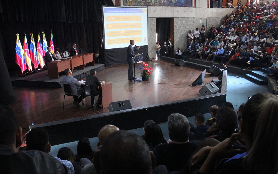 Gobernador Héctor Rodríguez presentó informe de primer año de gestión