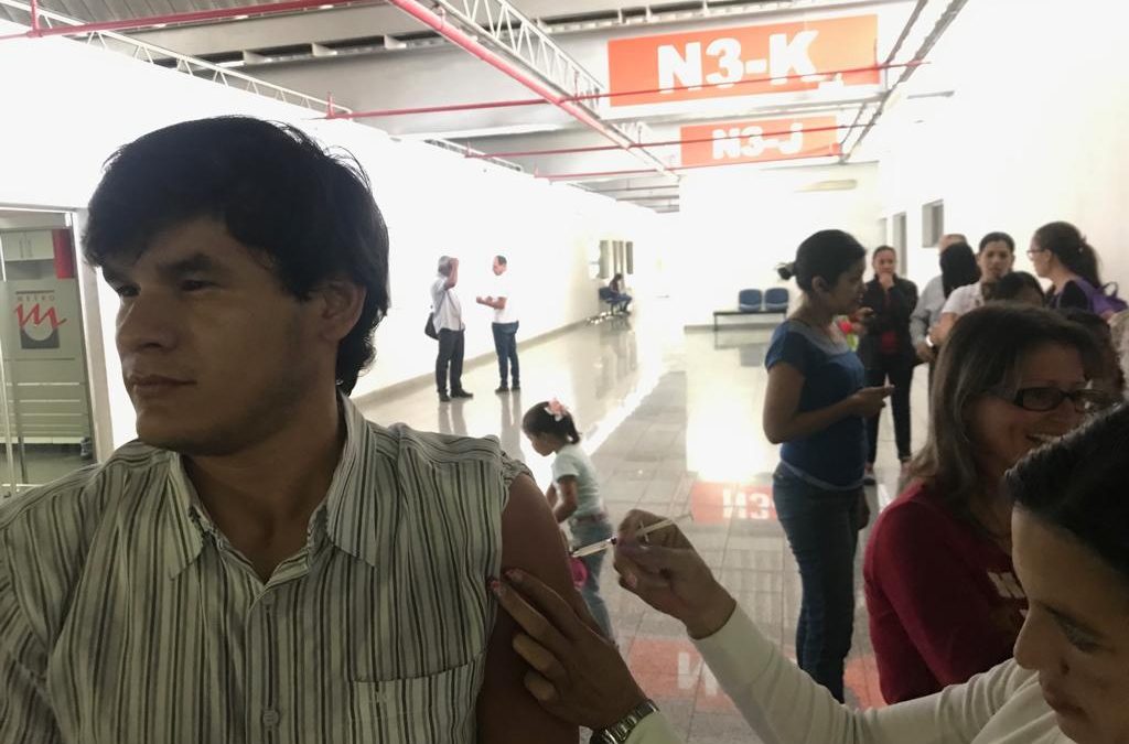 Jornada de Vacunación atendió a trabajadores de la Secretaría de Transporte