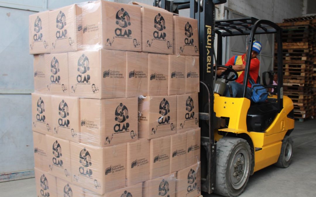 Trabajadores recibieron cajas CLAP correspondiente al mes de marzo