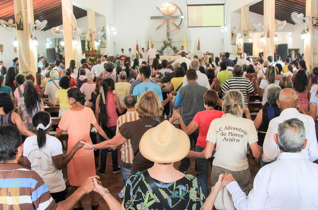 Iglesias mirandinas reciben masiva presencia de feligreses en esta Semana Santa