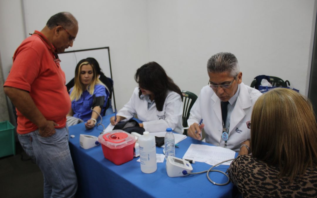Trabajadores de la Gobernación recibieron atención médica en jornada de salud