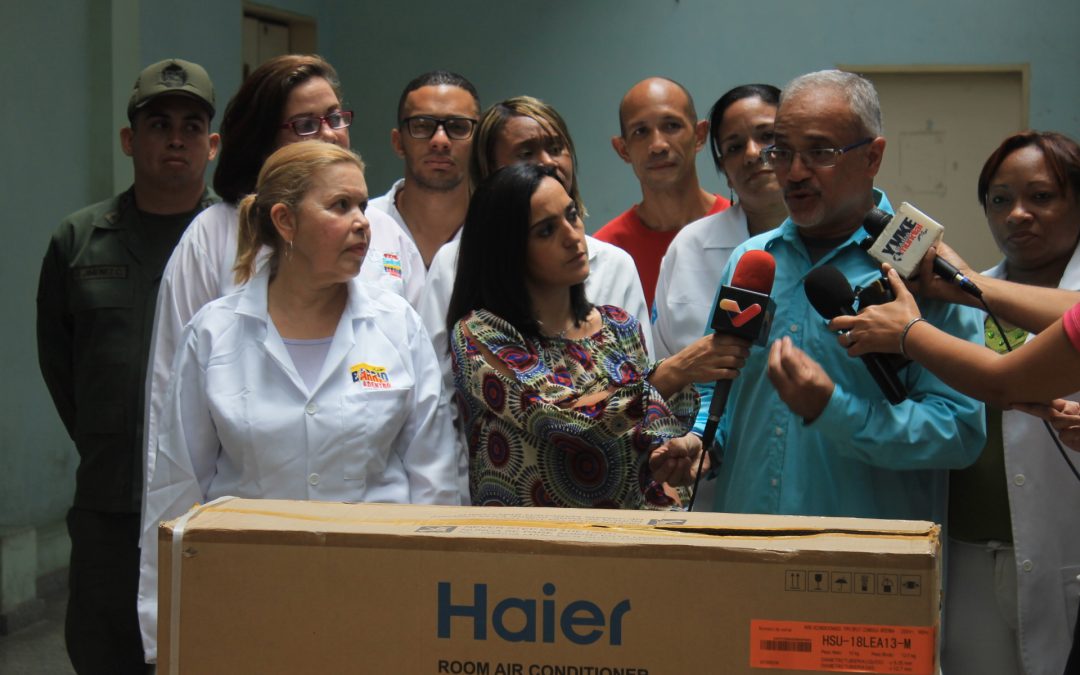 Inspeccionan trabajos de adecuación de la Ruta Materna del Hospitalito de Guarenas
