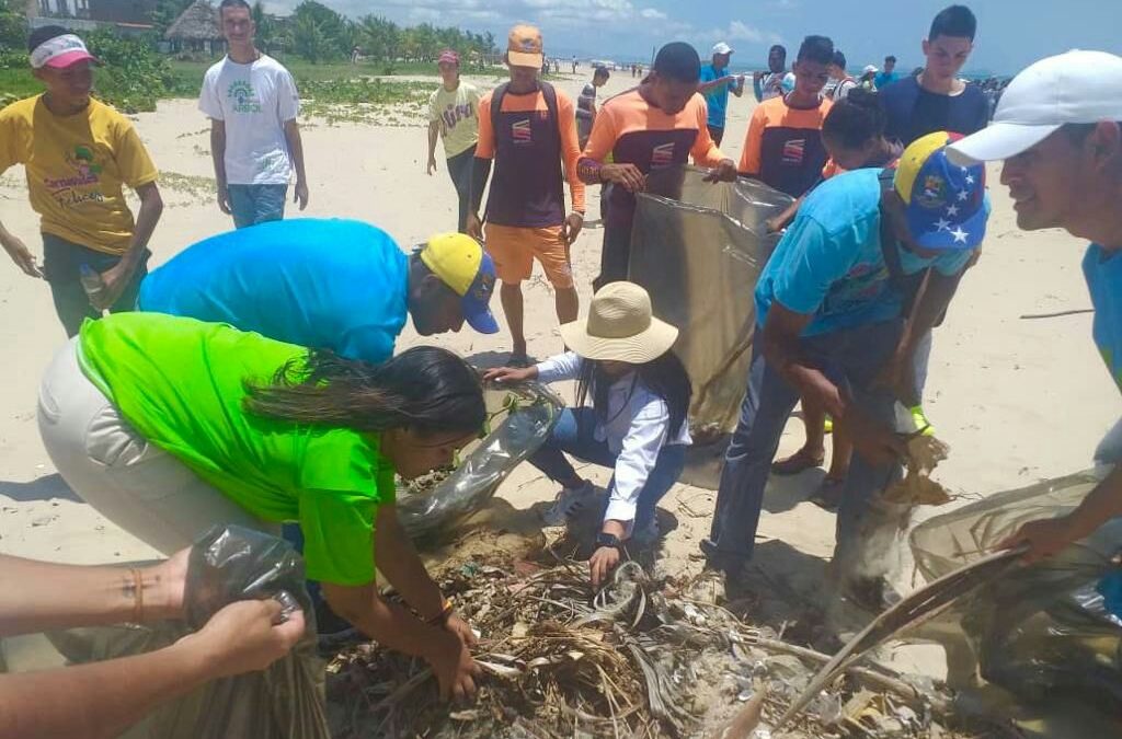 Realizan labores de saneamiento en Playa Tacarigua de La Laguna y Río el Ingenio