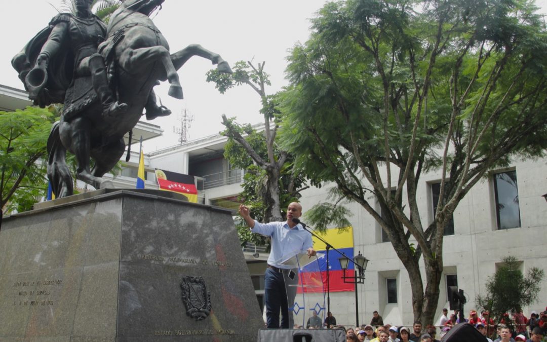 Héctor Rodríguez: En Miranda se gobierna con unidad y amplitud