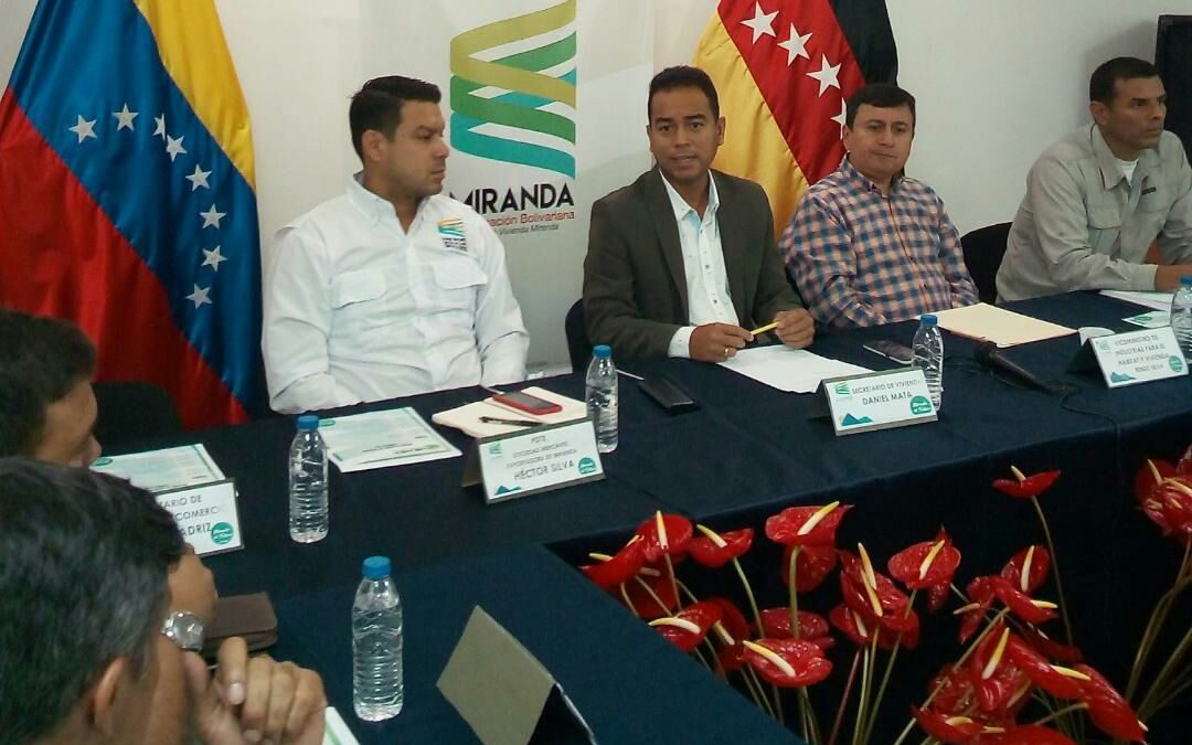 Gobierno de Miranda fija bases para exportar materiales de construcción