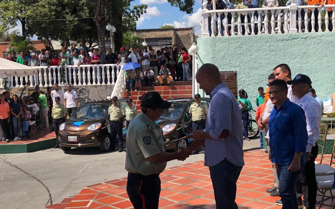 Municipio Zamora cuenta con dos nuevas patrullas