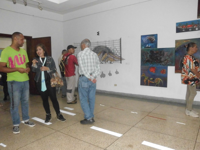 Exposición artística La Nave invadió los espacios de la Casa de la Cultura