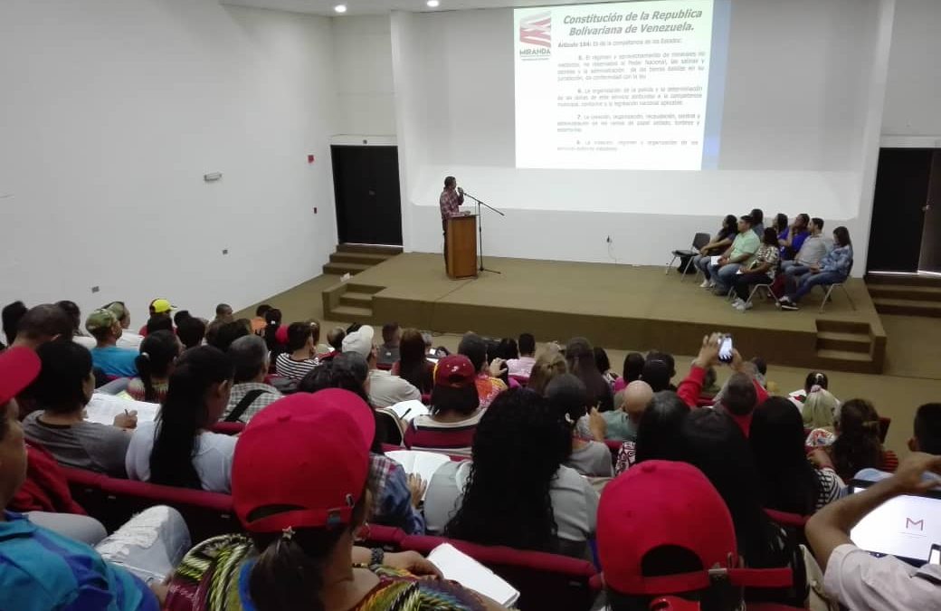 Comisiones comunales electorales realizaron inducción para Consulta Popular Miranda 2019