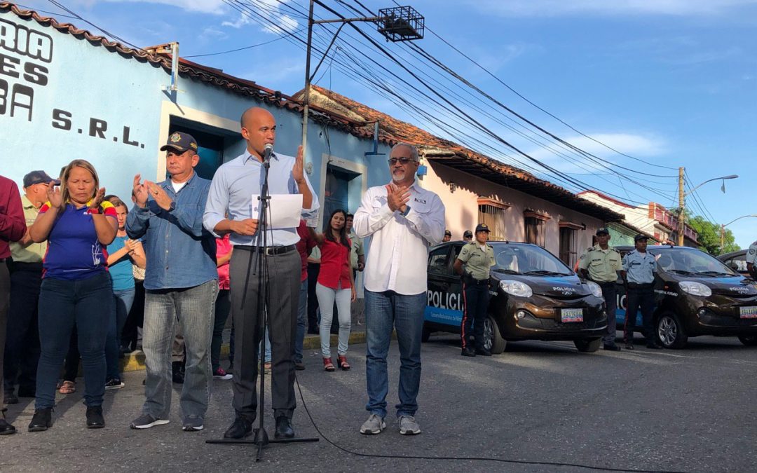 Guarenas recibió patrullas para resguardo de plazas y bulevares
