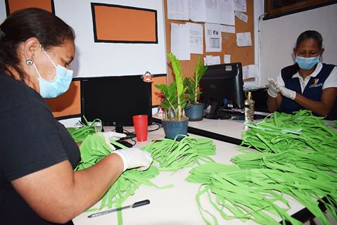 Más mil tapabocas se elaboran diariamente en Guaicaipuro