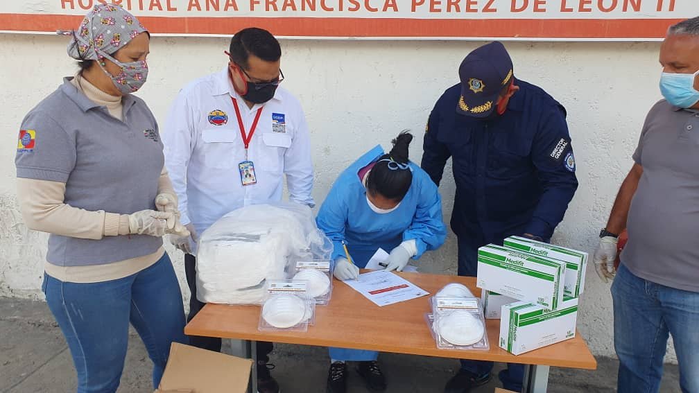 Hospitales centinelas de Miranda recibieron kits de bioseguridad