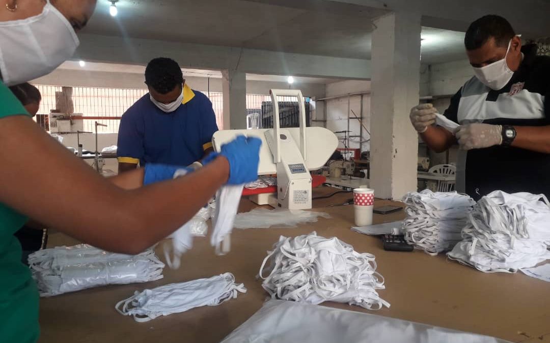 Empresas textileras de Miranda donaron 4 mil tapabocas