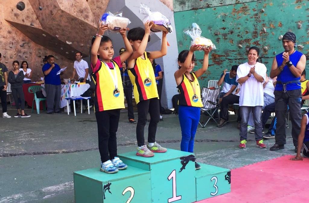 Miranda ganó válida nacional infantil de escalada