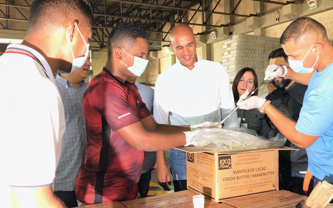 Miranda exporta a Países Bajos 60 toneladas de manteca de cacao