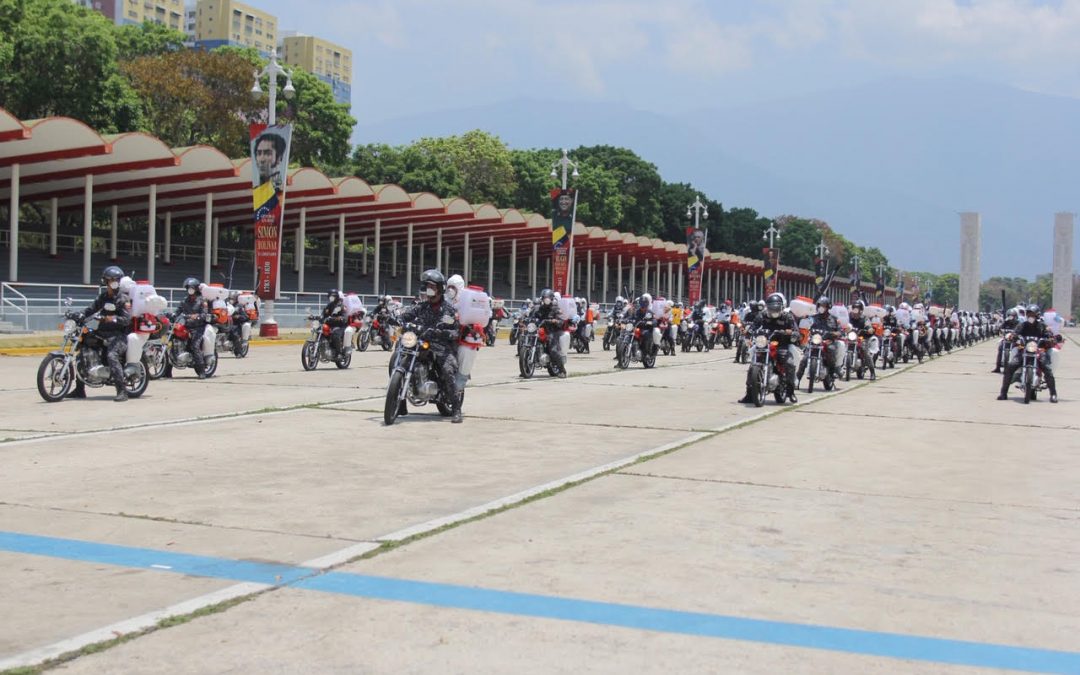 Miranda recibe 40 motocicletas y equipos especiales para contención del COVID-19