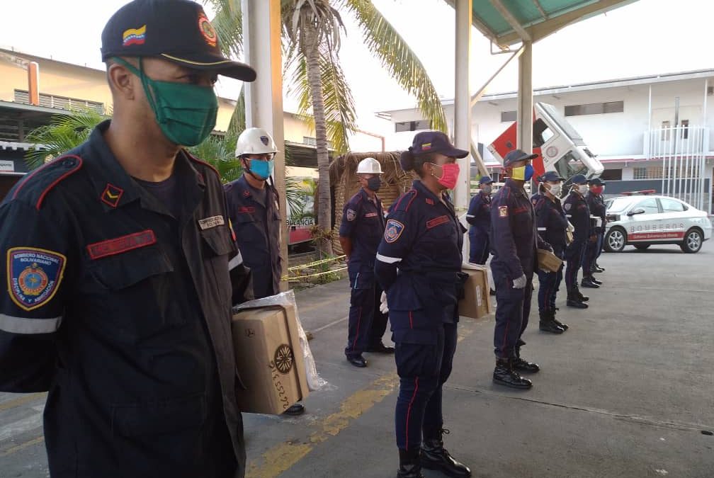 Estación de Bomberos de Miranda en Guarenas recibió herramientas de trabajo