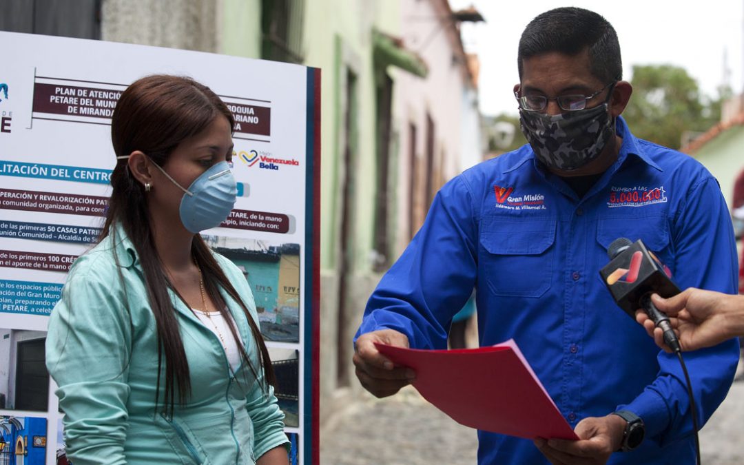 Iniciaron trabajos de embellecimiento en casco colonial de Petare
