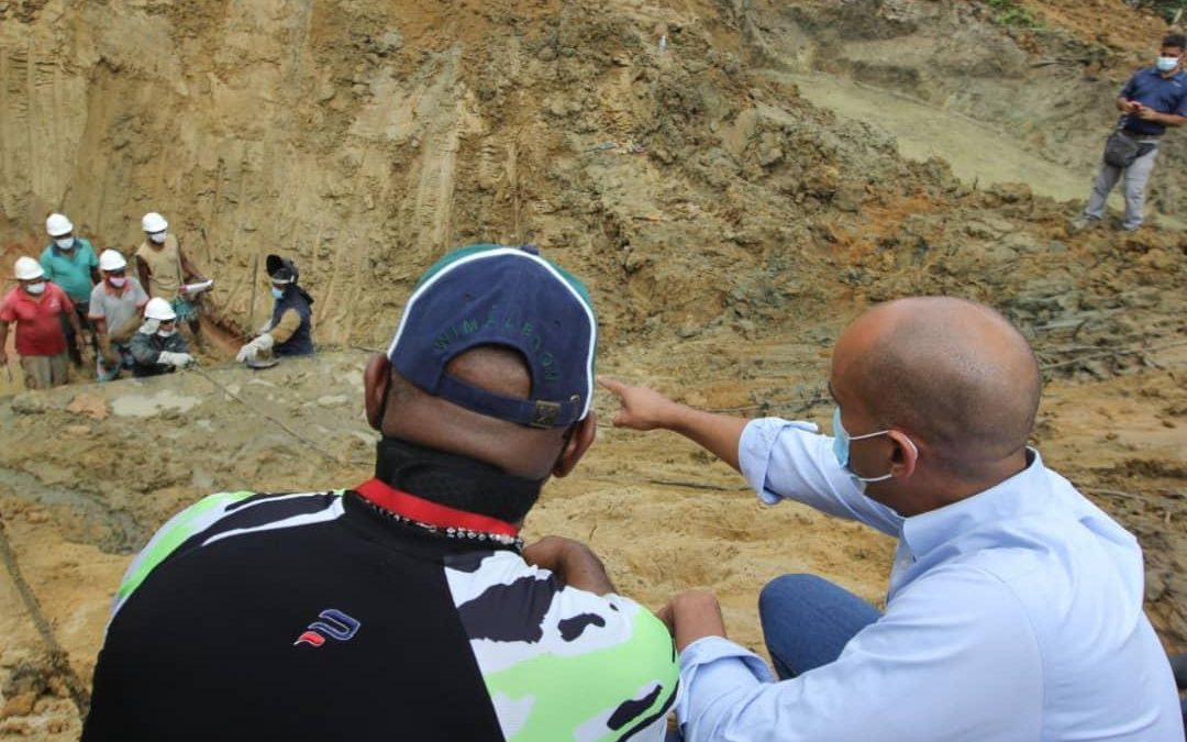 Avanza reparación de averías en acueducto de Barlovento