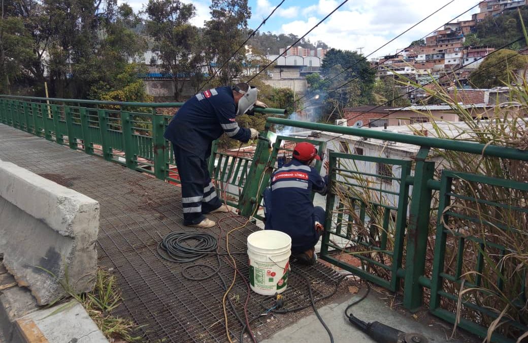 Rehabilitada caminería del puente El Tambor