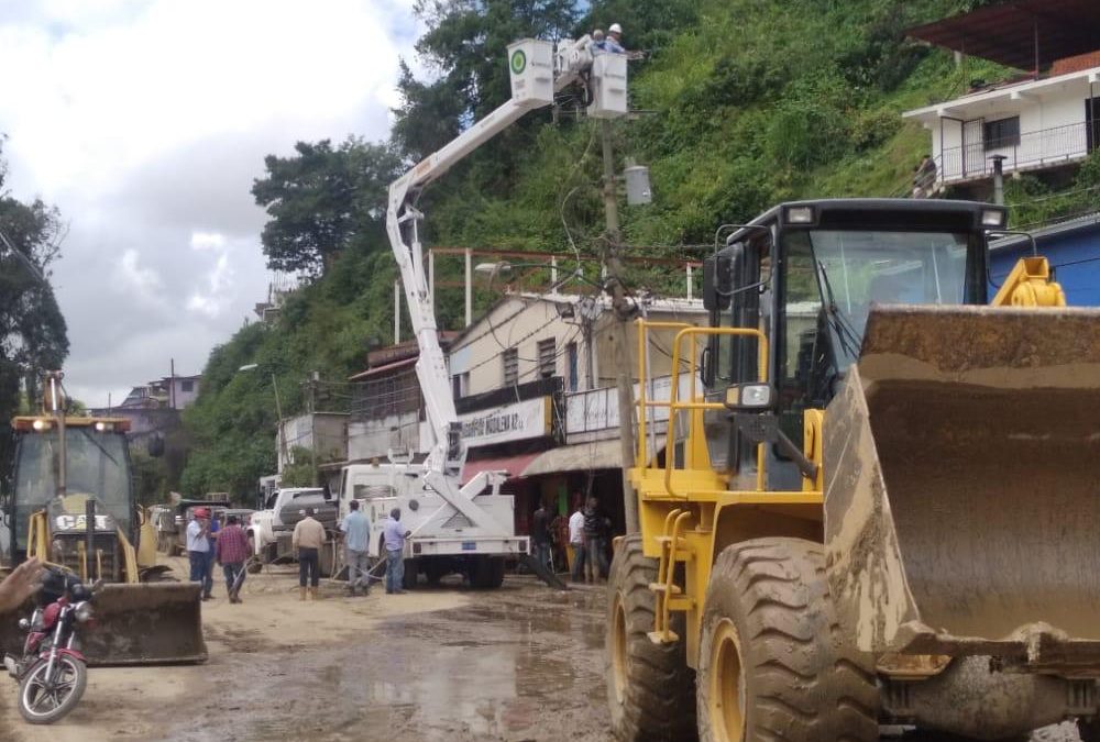 Instalan puesto de comando para atender afectaciones por lluvias en Miranda