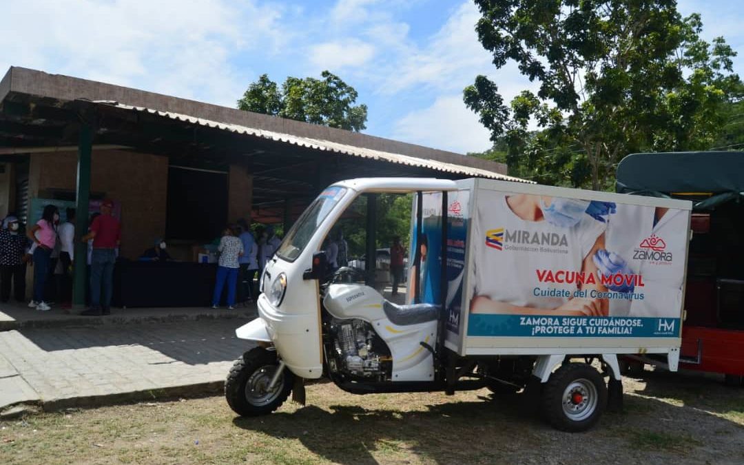 Activan unidades móviles de vacunación anticovid en Miranda