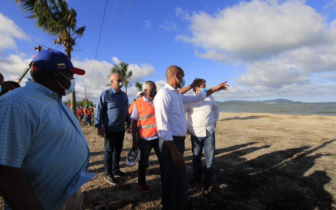 Inicia construcción de la avenida turística Costanera entre Higuerote y Río Chico