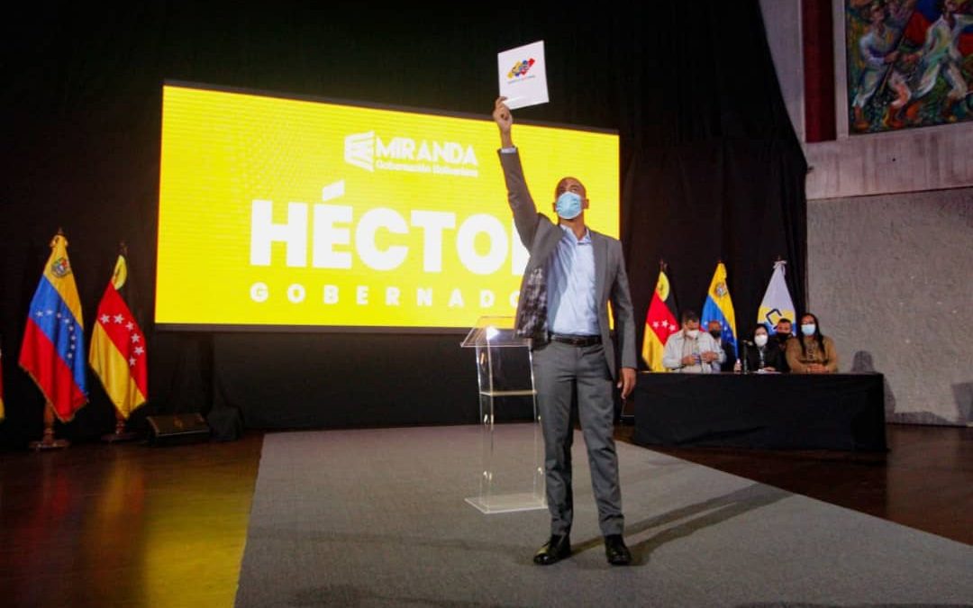 CNE entregó credenciales a Héctor Rodríguez como gobernador de Miranda