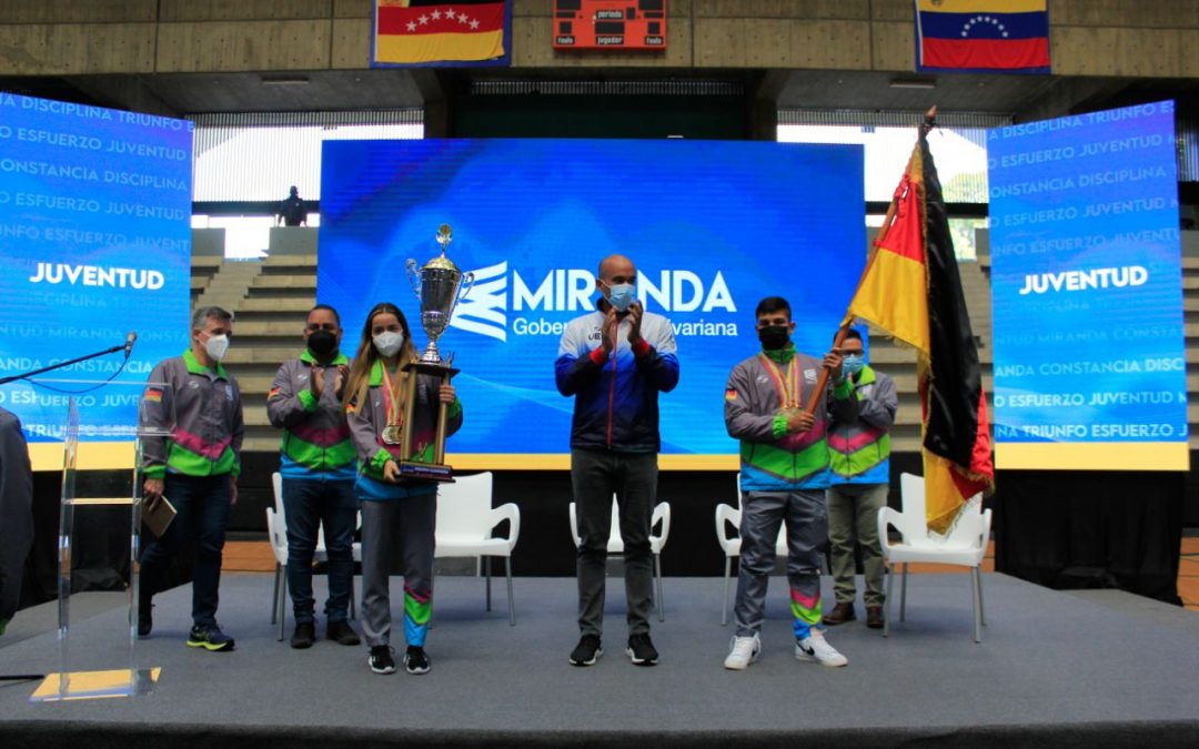 Atletas mirandinos fueron reconocidos por  triunfo en los Juegos Nacionales