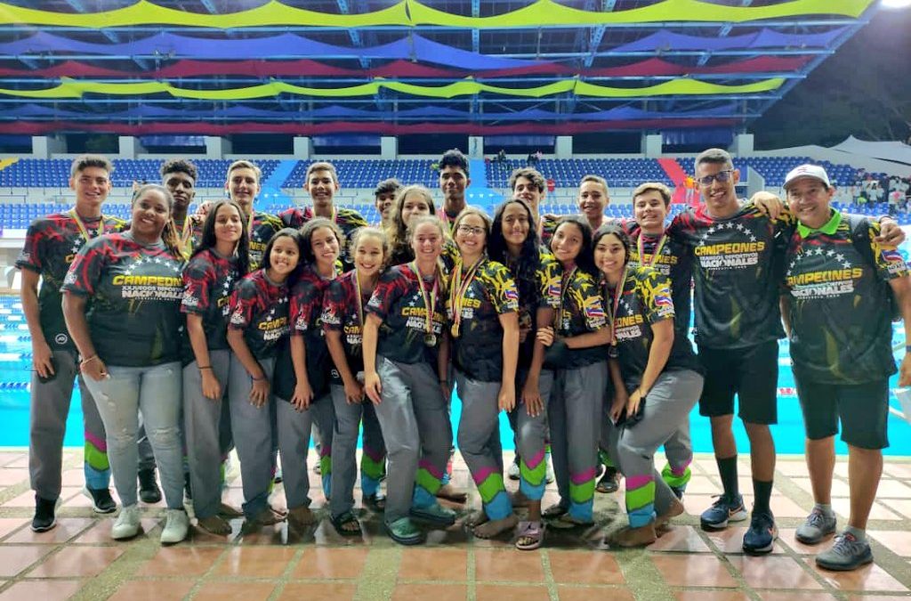 Miranda campeón de  natación en Juegos Deportivos Nacionales