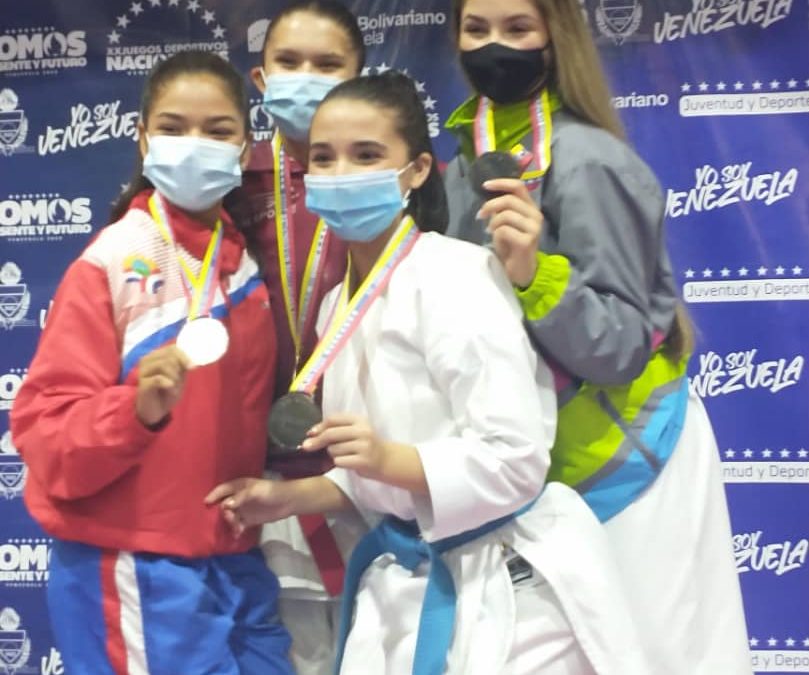Plata y bronce para Miranda en gimnasia artística y karate de los Juegos Nacionales