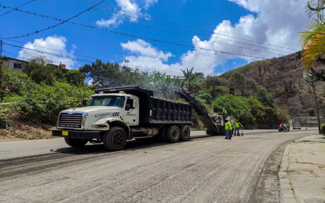 Colocaron más de 700 toneladas de asfalto en vialidad de Yare