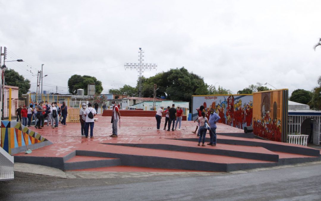 Reinaugurada plaza Monumento a los Diablos Danzantes de Yare