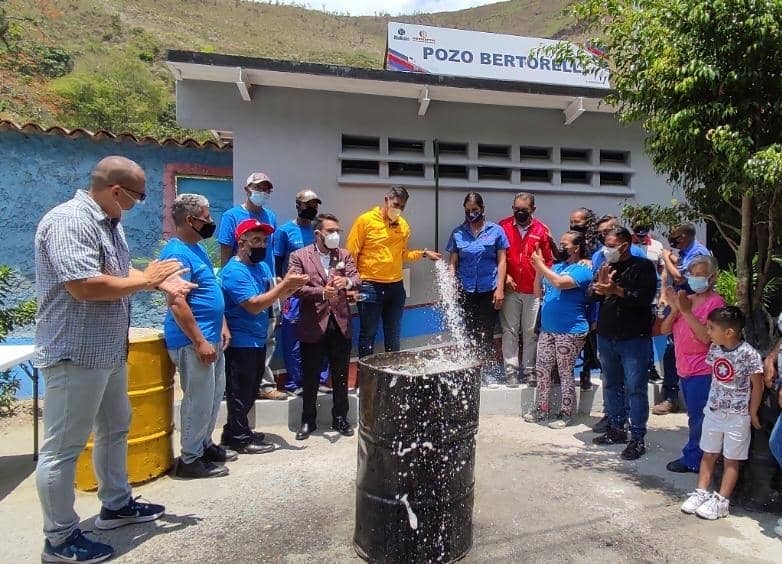 Activación de pozo Bertorelli dará agua potable a 1.700 familias de Los Teques