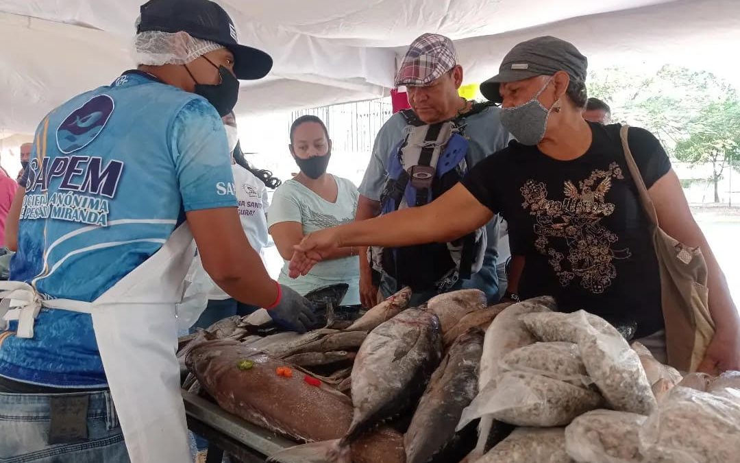 Expenden más de 500 kilos de pescado en La Urbina