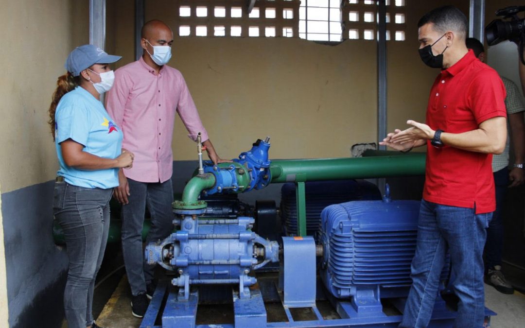 Reactivada estación de bombeo de agua potable de Altos de Dividive en Charallave