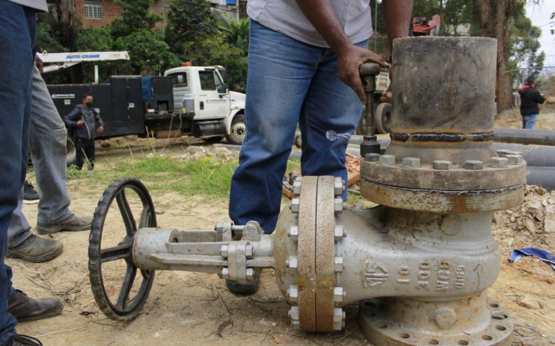 Reactivada estación de bombeo de agua potable en Charallave