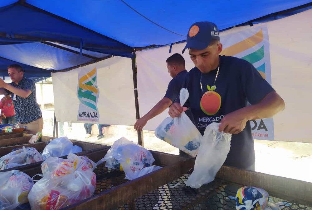 Más de 5.000 mercados comunitarios se han realizado en Miranda