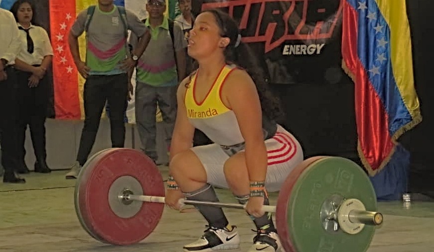 Atletas mirandinos brillaron en Nacional de Levantamiento de Pesas