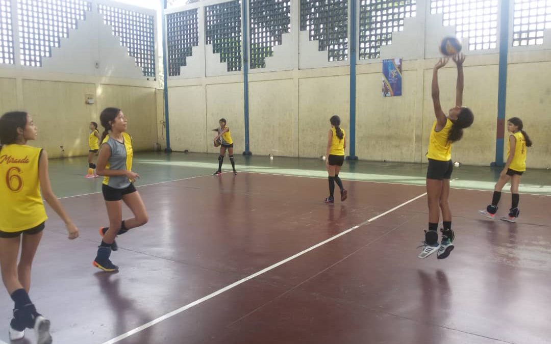 Miranda se mantiene invicto en Nacional de Volibol Infantil Femenino 