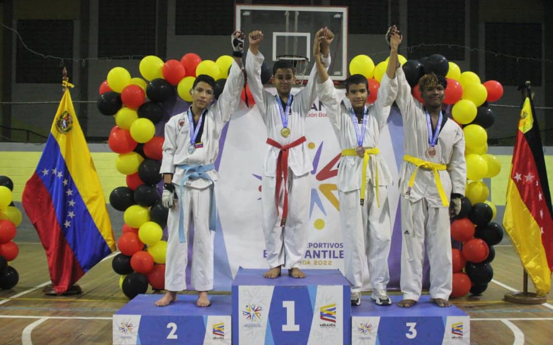 Taekwondo tomó su turno en Juegos Deportivos Estudiantiles Miranda 2022